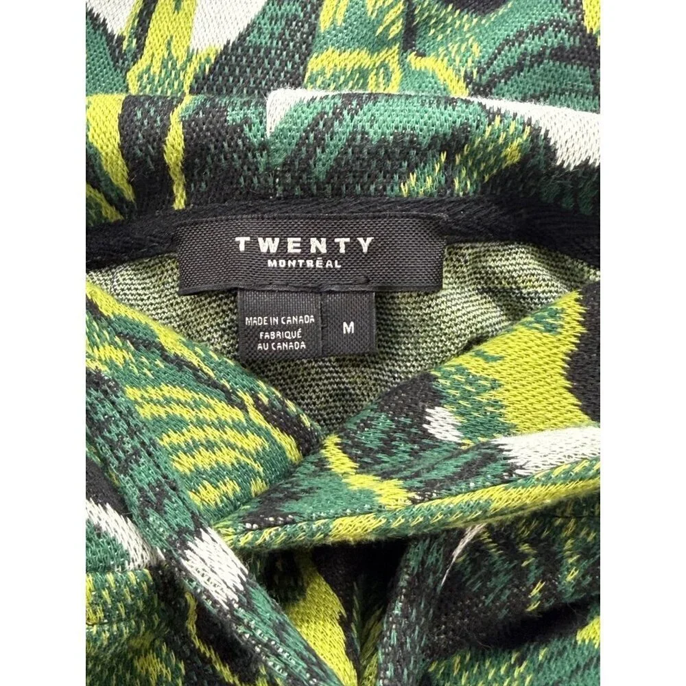 Twenty Montreal Women's Long Sleeve Hoodie & Joggers Hyper Reality Leaf Size M